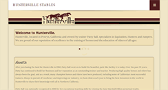 Desktop Screenshot of huntervillestable.com